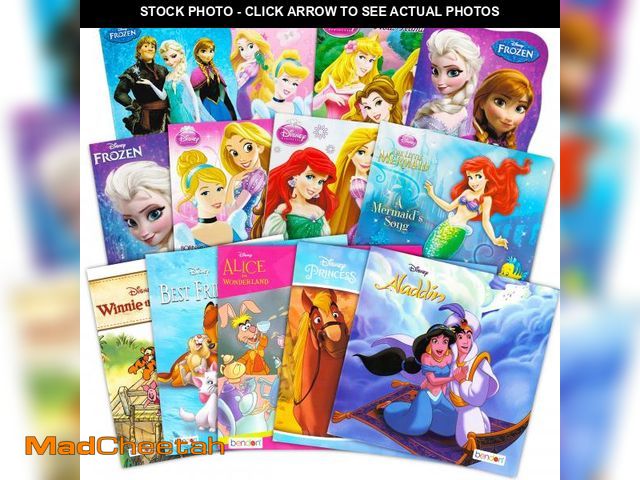 Lot 74-11548874 - Disney Frozen Pixar Princess Board Book Ultimate Set  Bundle Includes 12 Books for Toddlers Featurin...