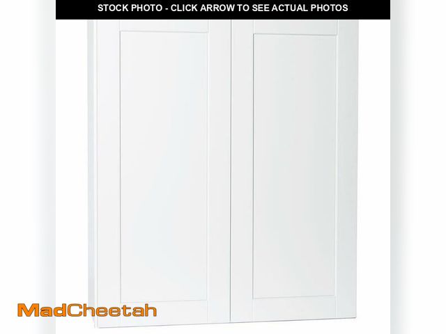 Lot 74-12851304 - Hampton Bay Shaker Assembled 36x42x12 In. Wall Kitchen Cabinet In Satin White - UNUSED