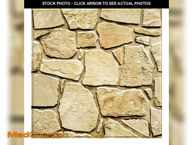 Lot 74-12710729 - COMSTICKC 3D Faux Stone Wall Panel Peel and Stick Wall Tiles, 10 Pcs of 12"X12", Ultra-Light Thin PV...