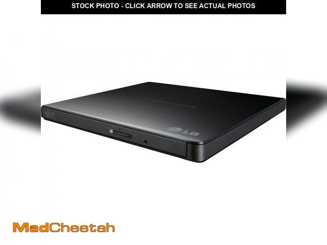 Lot 74-12438611 - LG GP65NB60 8X USB 2.0 Super Multi Ultra Slim Portable DVD Writer Drive +/-RW External Drive with M-...