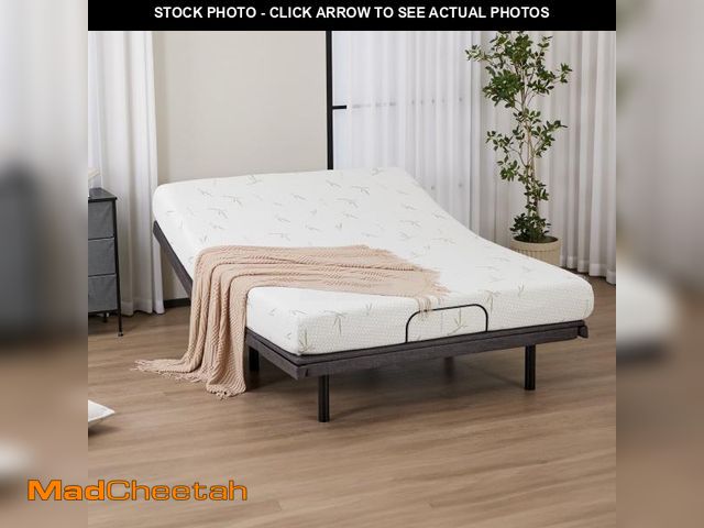 Lot 74-12294503 - CONCETTA Electric Bed Twin-XL Size, Zero Gravity Bed with Wireless Remote, Ergonomic Adjustable, 2 U...