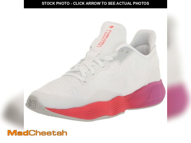 Lot 74-12879880 - New Balance Women's FuelCell Shift Tr V1 Cross Trainer, White/Magenta Pop/Electric Red, 9 - USED