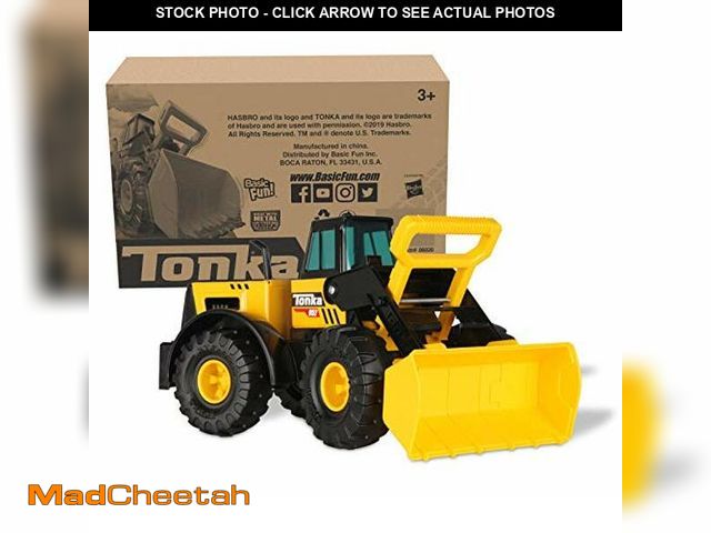 Lot 74-12829275 - Tonka Steel Classics Front Loader - Made with Steel &amp; Sturdy Plastic, Yellow Toy Construction Tr...