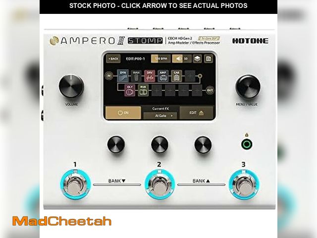 Lot 74-9970022 - HOTONE Guitar Multi Effects Processor Multi Effects Pedal Touch Screen Guitar Bass Amp Modeling IR C...