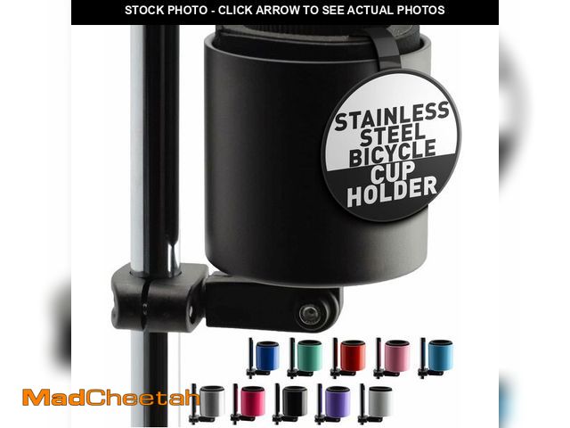 Lot 74-14382221 - Kroozie Deluxe Bicycle Cup Holder - The Ultimate Bike &amp; Scooter Cup Holder for Handlebars, Cruis...