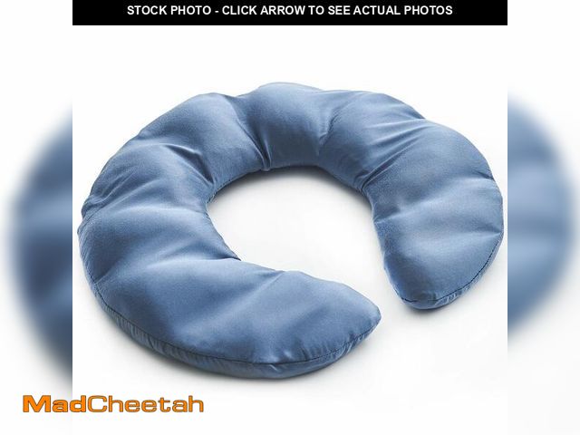 Lot 74-12848720 - YnM Premium Weighted Shoulder Wrap with 100 Percent Bamboo Viscose &amp; Premium Glass Beads, Blue G...