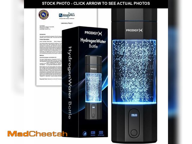 Lot 74-10955945 - PRODIGY X Hydrogen Water Bottle - Up to 5.8 PPM Potency - 210ML for Fast Consumption - Portable Hydr...