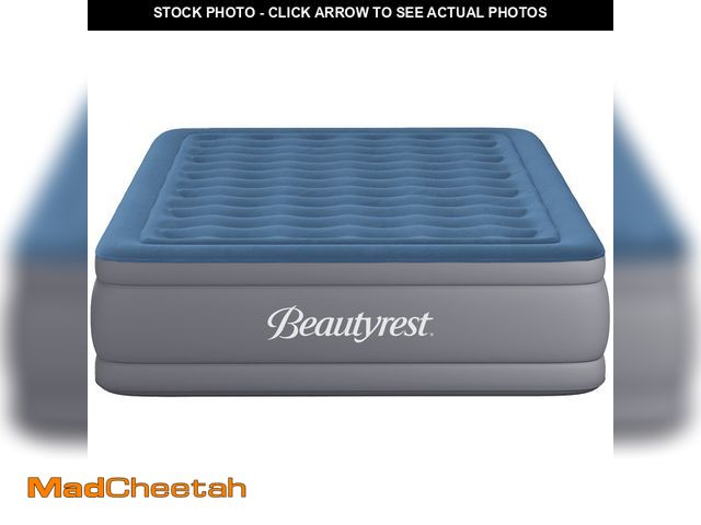 Lot 74-12686454 - Beautyrest Extraordinaire 18â Queen Size Air Mattress with Built-in Pump - Blow-up Mattress Best f...