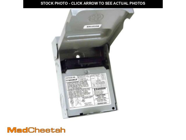 Lot 74-12745716 - GE 60 Amp 240-Volt Non-Fuse Metallic AC Disconnect - UNUSED