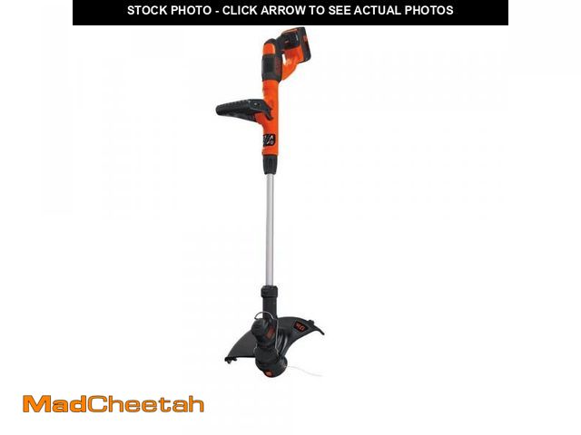 Lot 74-12516658 - BLACK+DECKER 40V MAX Cordless Battery Power String Timmer Kit with (1) 1.5Ah Battery &amp; Charger -...