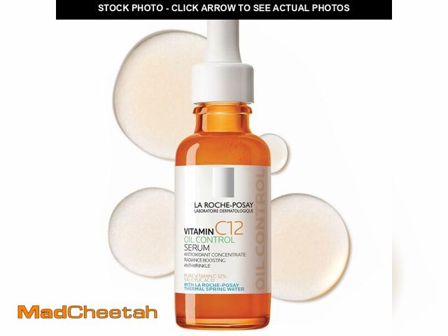 Lot 74-13571209 - La Roche-Posay Pure 12% Vitamin C Oil Control Serum For Face With Hyaluronic Acid &amp; Salicylic Ac...