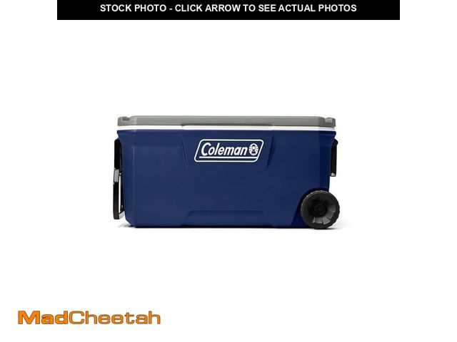 Lot 74-12746473 - Coleman 316 Series 100 qt. Wheeled Chest Cooler in Twilight - UNUSED