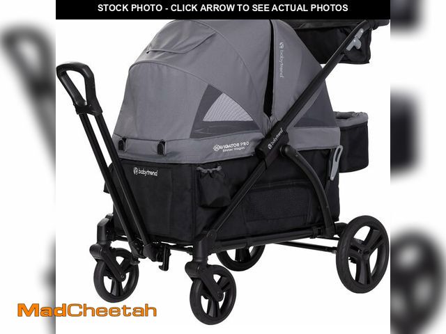 Lot 74-13733558 - (MISSING HARDWARE) Baby Trend Navigator PRO 2-in-1 Stroller Wagon, Dash Black - UNUSED