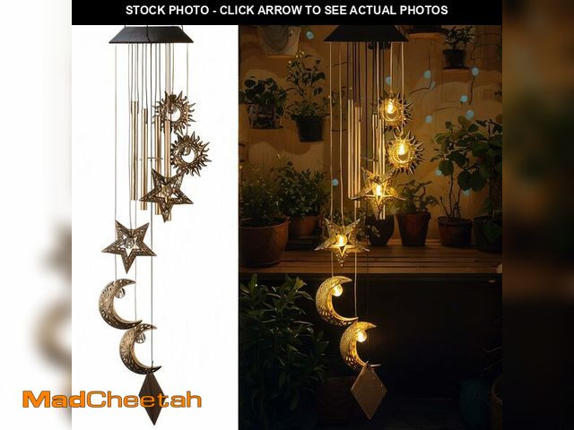 Lot 74-14295811 - Colingmill Solar Wind Chimes for Outside Waterproof Hanging Wind Chimes Lights Outdoor Decor Yard Ga...