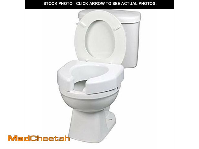 Lot 74-12665302 - SP 3 Inch Extender Booster Elevated Raised Toilet Seat Risers for Seniors Adults Elderly Handicap Di...
