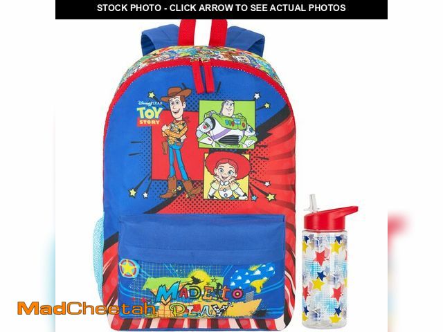 Lot 74-14267542 - Get Trend Disney Toy Story Kids Backpack Set for Boys, 2 Piece 17 in Bookbag with Water Bottle, Padd...