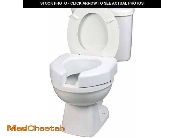 Lot 74-13734009 - SP 3 Inch Extender Booster Elevated Raised Toilet Seat Risers for Seniors Adults Elderly Handicap Di...