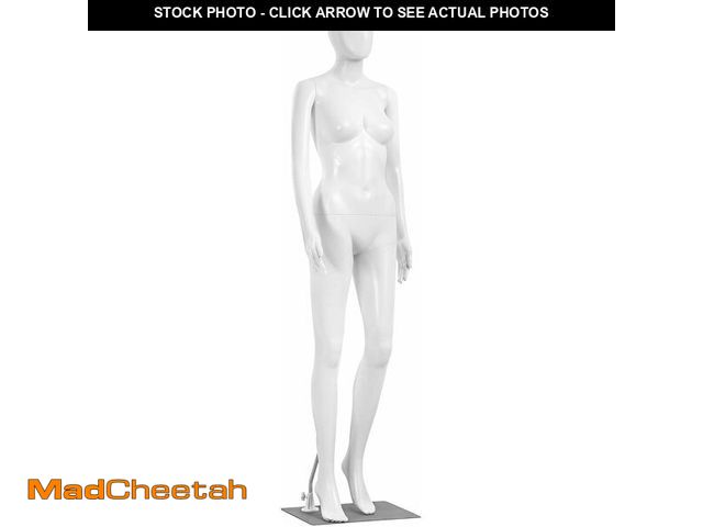 Lot 74-12664629 - SereneLife Realistic Female Full Body Mannequin Torso - 68.9" Adjustable Dress Form with 360 degree ...