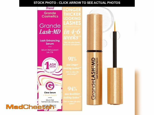 Lot 74-12701248 - Grande Cosmetics GrandeLASH-MD Lash Enhancing Serum - Peptide &amp; Vitamin Infused Formula for Long...