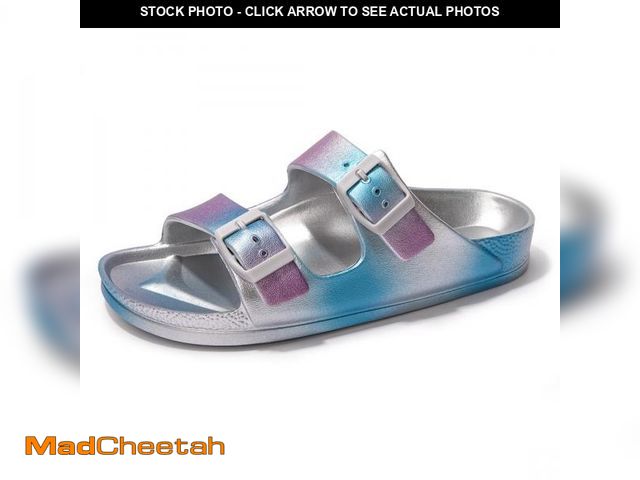 Lot 74-12306862 - FUNKYMONKEY Women's Plastic Sandals New Upgrade Quality EVA Waterproof Double Buckle Adjustable Slid...