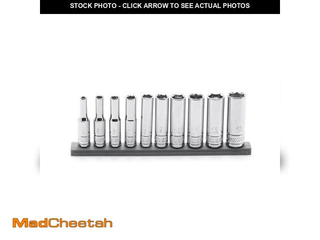 Lot 74-14307983 - Husky 1/4 in. Drive Deep Metric Socket Set (10-Piece) - UNUSED