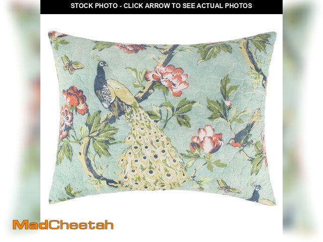Lot 74-14148014 - Greenland Home Pavona Enchanted Garden Quilted Pillow Sham, Standard 20x26-inch - UNUSED