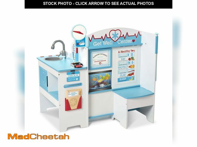 Lot 74-14354821 - Melissa &amp; Doug Wooden Get Well Doctor Activity Center - Waiting Room, Exam Room, Check-In Area -...