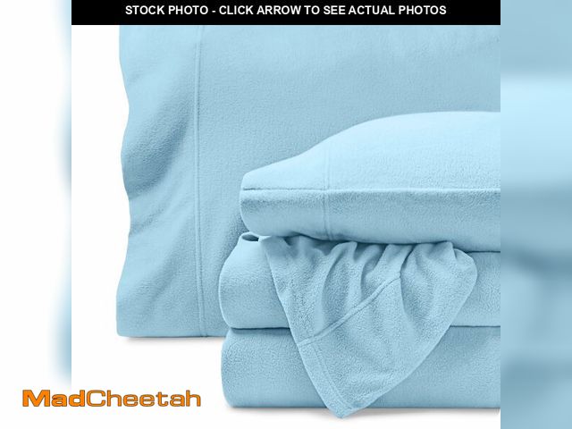 Lot 74-13622297 - Bare Home Super Soft Fleece Sheet Set - Queen Size - Extra Plush Polar Fleece, No-Pilling Bed Sheets...