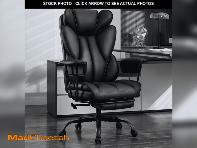 Lot 74-14354681 - TMV Big and Tall Office Chair - High Back Ergonomic Desk Chairs for Adults with Wide Seat &amp; Foot...