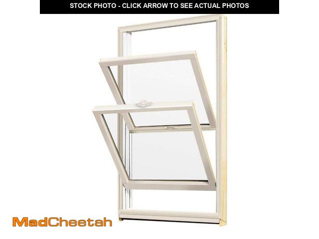 Lot 74-12674301 - Andersen 400 Series 33-5/8 in. x 52-7/8 in. Clad Wood Double-Hung Window w/Low-E Glass, White Ext/In...