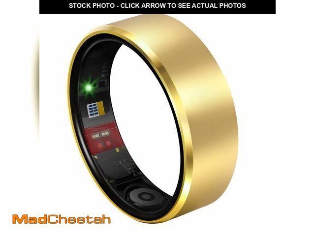 Lot 74-13545923 - Milavan Smart Health Ring for Women Men Fitness Tracker with Heart Rate, Blood Oxygen, Pale Gold 8 -...