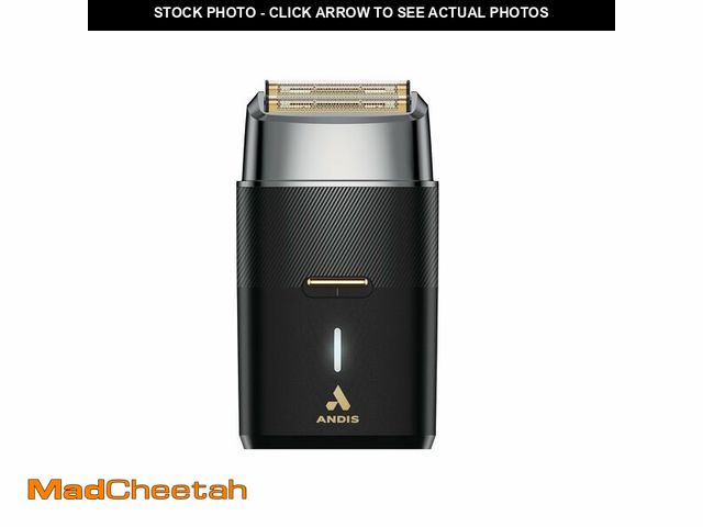 Lot 74-13621871 - Andis 563616 Pro Foil Plus II Cordless Shaver, Gold Titanium Foils, Lithium Ion Battery, Includes US...