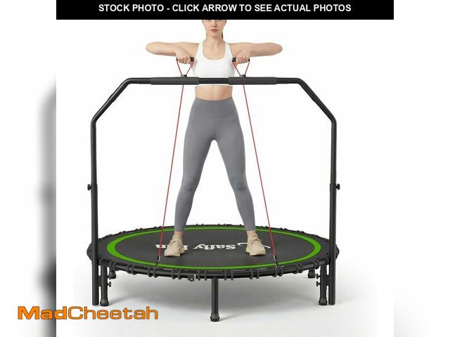 Lot 74-13709041 - 40''/45''/50'' Rebounder Trampoline for Adults, 450-550 lbs Foldable Mini Trampoline with Handle Ã¢â...