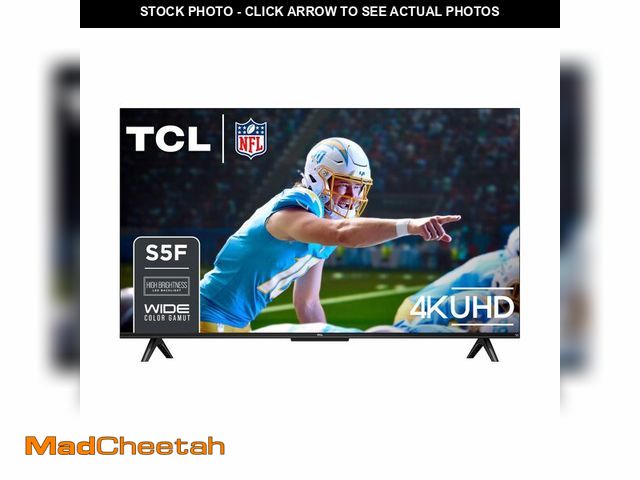 Lot 74-12657942 - TCL 43-Inch Class S5 UHD 4K LED Smart TV with Fire TV (43S551F, 2024 Model), Dolby Vision, HDR PRO+,...