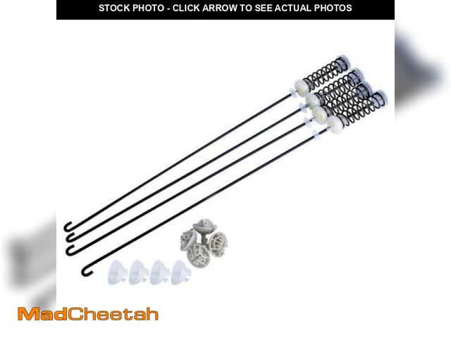 Lot 74-12158772 - Washer Suspension Rod Kit for Whirlpool Kenmore Amana Maytag WTW4800XQ4 W10780048 - UNUSED