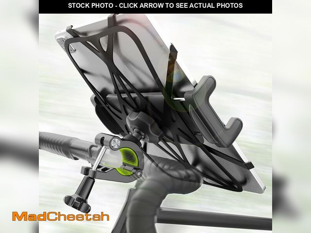 Lot 74-13632033 - Wukanleng Motorcycle Phone Tablet Mount for 3/4"-11/4" Handlebar, Dual Protection Bike Tablet Holder...