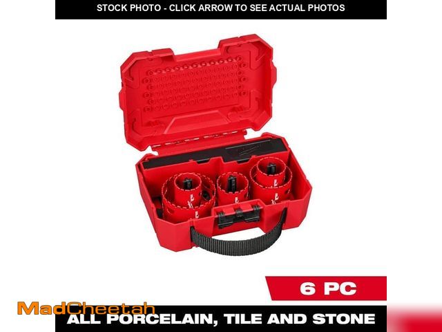 Lot 74-13778708 - Milwaukee Diamond Max Hole Saw Set (6-Piece) - UNUSED