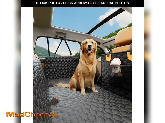 Lot 74-13063394 - Sangoodier Dog Car Seat Cover for Back Seat, Hard Bottom Back Seat Extender for Dogs, Waterproof Dog...