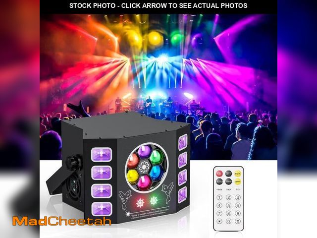 Lot 74-11548899 - Dj Lights 100W Bee Eye Light UV Strobe Stage Light LED Sound Activated Rave Light, 14 CH DMX512 Cont...