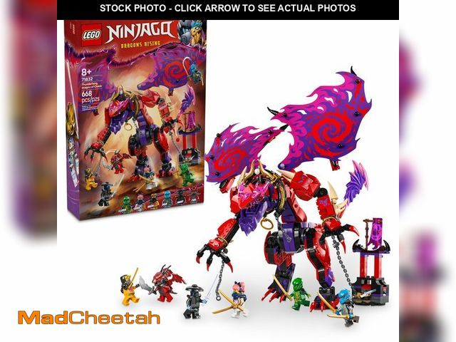 Lot 74-14585674 - LEGO NINJAGO Thunderfang Dragon of Chaos Building Toy for Kids Ages 8+ - Dragon Rising Playset with ...