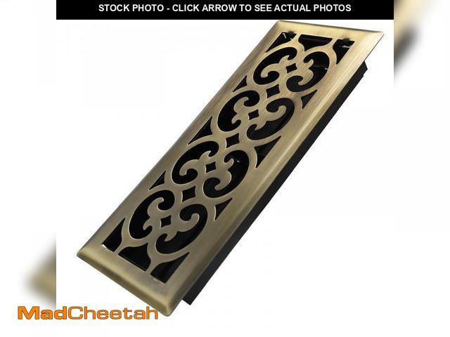 Lot 74-12437347 - Howeall 4x12 Inches Heavy Duty Walkable Floor Register Easy Adjust Air Supply Lever Vents - Charlott...