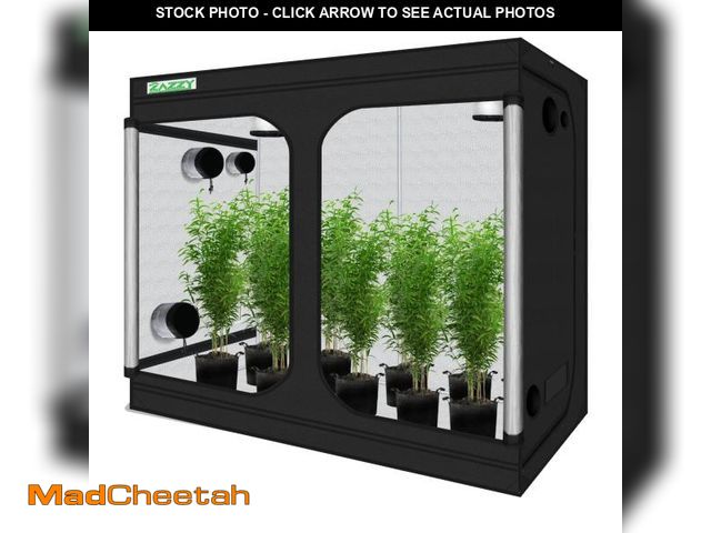 Lot 74-12140745 - zazzy Grow Tent, 96Ã¢â¬Åx48 x78 Plant Growing Tents 600D Mylar Hydroponic Indoor Grow Tent with Wi...