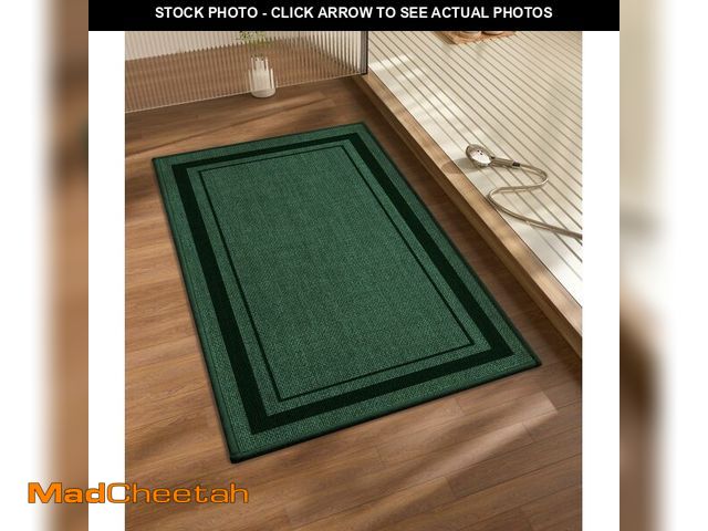 Lot 74-12699335 - chakme Bathroom Rugs Mat 32x17, Ultra Thin Non Slip Bath Mat Quick Dry Absorbent Bath Mat for Bathro...