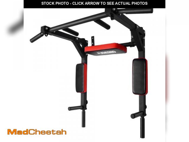 Lot 74-12148784 - OneTwoFit Multifunctional Wall Mounted Pull Up Bar Chin Up bar Dip Station for Indoor Home Gym Worko...