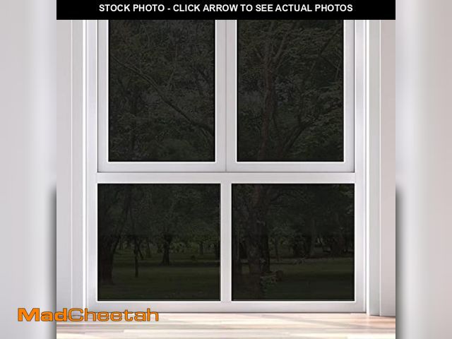 Lot 74-12030288 - Gila Privacy Black Static Cling Residential DIY Window Film No Glue No Adhesive 3ft x 6.5ft (36in x ...