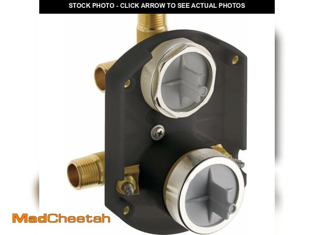 Lot 74-12452510 - Delta Faucet R22000 MultiChoice Universal Valve 3-Setting 6-Setting Custom Shower Integrated Diverte...