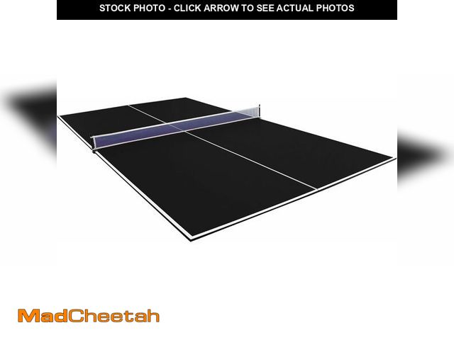Lot 74-13075653 - Hathaway 9 ft Quick Set Table Tennis Conversion Top Ã¢â¬â Regulation Sized, Foldable, Durable Eng...
