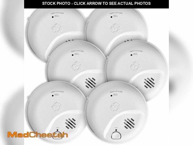 Lot 74-13793964 - (MISSING HARDWARE) First Alert SMICO100 Battery-Operated Combination Smoke &amp; Carbon Monoxide Ala...