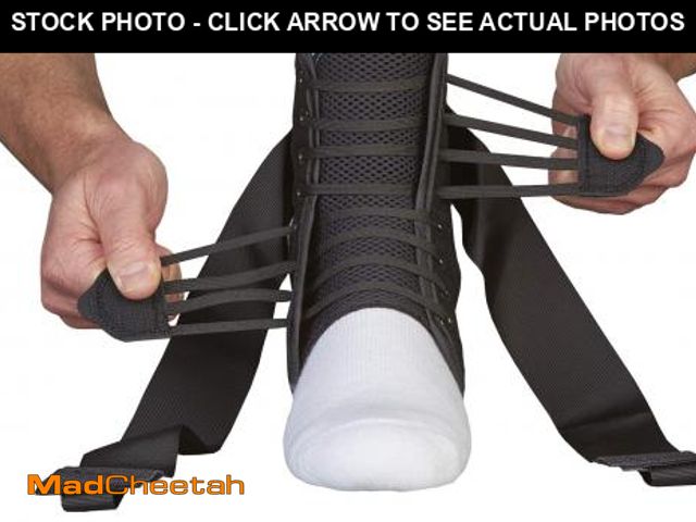 Lot 74-12213176 - ASO Speed Lacer Ankle Stabilizer, Black, Large - UNUSED