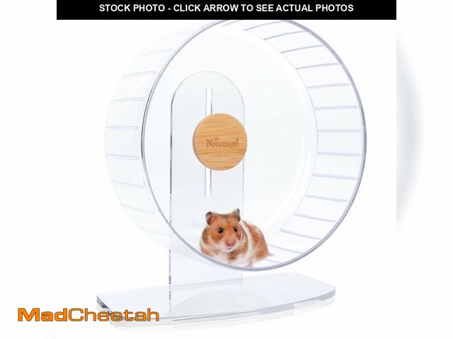Lot 74-13628272 - Niteangel Super-Silent Hamster Exercise Wheels: - Quiet Spinner Hamster Running Wheels with Adjustab...